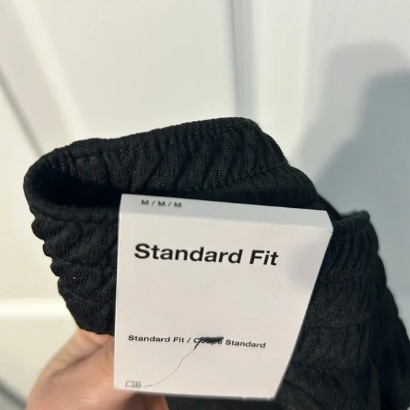 3/$15 Nike Black Shorts with White Swoosh - Kids - Picture 4 of 5